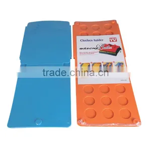 Clothes Folding Board, Flip Fold Clothes Folder, Plastic T-shirt Folder Magic Clothes Folder thumbnail-1