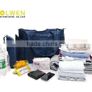 Folding 3pcs Set Nylon Diaper Bag for Baby thumbnail-1