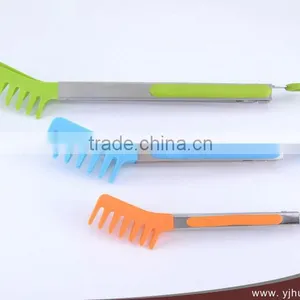 9" Food Grade Nylon BBQ Tongs HFT-N08B thumbnail-1