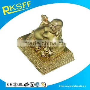 High-end Zinc Alloy Handmade Gold Buddha With Top Quality thumbnail-5