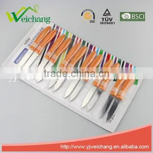 WCE246 Hot Sale Cutlery Set 12 Pcs Stainless Steel and Plastic Handle Knife Set thumbnail-2