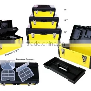 3pcs Case-in-Case Metal Tool Box Set For Hand Tools thumbnail-2