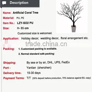 New Look Centerpiece Stands Dry Tree Branches Wedding Centerpieces thumbnail-2