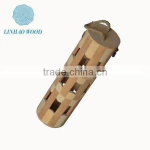 Present Packaging Wine Wooden Box With Handle thumbnail-5