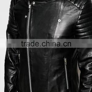 Leather Motorbike Jacket thumbnail-3