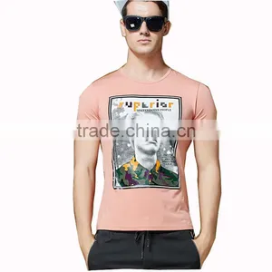 NEW Design Casual Slub BAMBOO Cotton t Shirt Men Offset 3D Printing O-neck Special Cool Top Tees thumbnail-5