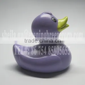 8cm Promotional Purple Plastic Duck , Floating Purple Vinyl Duck, Purple Duck Bath Toy thumbnail-1