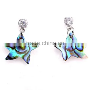 Fashion Paua Shell Earrings Quality Abalone Shell Earrings Genuine Natural Shell Earrings thumbnail-4