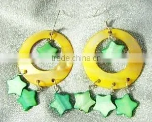 Fashion Earring, Dangle Earring, Charming Earring, Shell Jewelry thumbnail-1