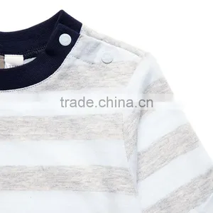 Open Shoulder Organic Cotton Baby Boy t Shirt thumbnail-5