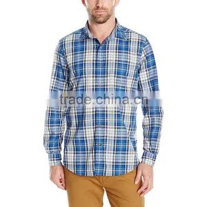 OEM 2016 New Style Latest Design Cotton Flannel Wholesale Plaid Shirts thumbnail-5