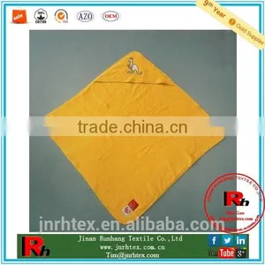 100 Cotton Embroidered Baby Hooded Towel thumbnail-1