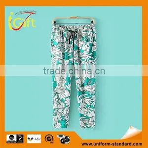 2014 Hot Sell Wholesale 100% Cotton Tailored Made Stylish Harem Pant thumbnail-1