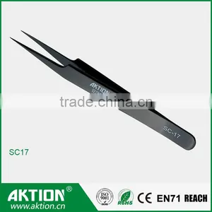Stainless Steel Beauty Tweezers SC-17 thumbnail-1