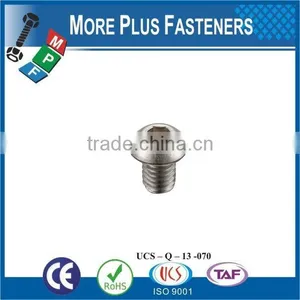 Made In Taiwan High Quality Security Screws Stainless Steel Screw Hex Soclet Pin Head thumbnail-1