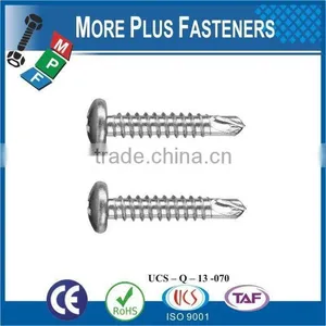 Made in Taiwan ALL METAL Tek Screws Pan Head Self Drilling thumbnail-1
