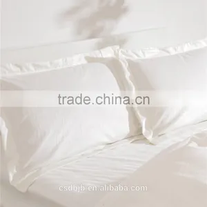 2017 NEW DESIGN SUPER SOFT MICROFIBER MILK WHITE 4PCS BEDDING SET thumbnail-2