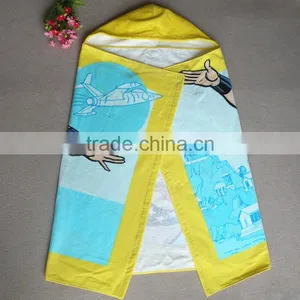 100% Cotton Reactive Printed Animal Hooded Towels thumbnail-1