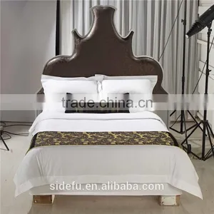 Cheap100% Polyester Decorative Hotel Bed Runner Hotel Pillow Case Cushion Cover thumbnail-3