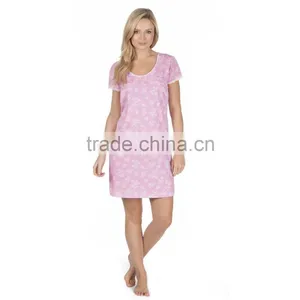 Women's Short Ladies Nightgown thumbnail-4