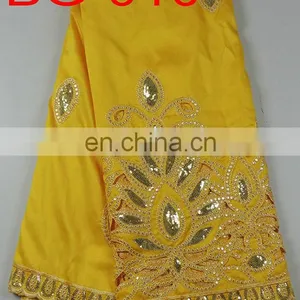 Wholesale Fancy African Silk George Lace(BG-009) thumbnail-2
