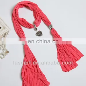 The Necklace Trend Special Watermelon Red Scarf thumbnail-1