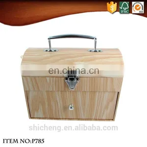 Decorative Wedding Cardboard Suitcase Gift Box Wholesales With Handle thumbnail-6