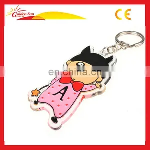 Promotional Customized Rectangle Clear Acrylic Keychain thumbnail-1