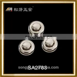 Fashion Round Locks For Woman's Handbag, Plated Push Lock for Handbag, Zinc Alloy Push Locks For Handbag thumbnail-3