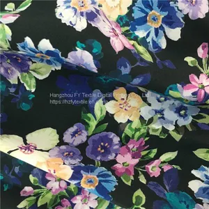 Hot Sale 100%Cotton Border Digital Print Dress Fabric thumbnail-4