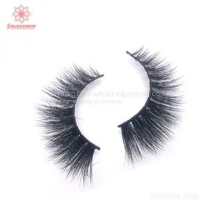 Black/Brown Color and Synthetic Hair Material 5D Faux Mink Eyelashes thumbnail-4