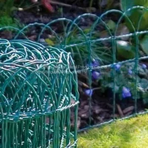 Pvc Coated Wire Lawn Edge Fence/garden Border Fence thumbnail-1