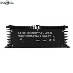 Industrial Fanless Mini PC i5 8250U 4 Cores 2 * DDR4 2 * COM Wind10 Linux Mini Desktop Computer VGA HDMI Wi-Fi thumbnail-3