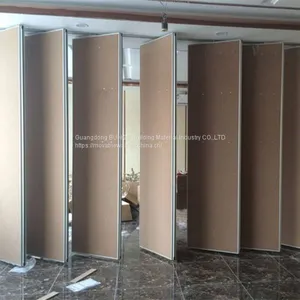 Foldable Movable Partition Walls For Dance Studio / Sliding Room Dividers thumbnail-1