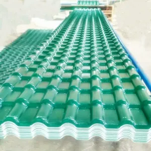 30 Year Warranty Water Resistance PVC Roof Sheets ASA Synthetic Resin Corrugated Plastic Roof Tile thumbnail-5