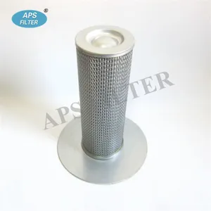 Secondary Air/Oil Separator Cartridge 02250060-463 With Pleated Hv Fiberglass thumbnail-5