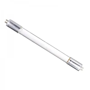 UVC Hot Cathode Germicidal Lamp T5 Double Ended Straight Tube Quartz Glass Ceramic Base G5 253.7nm 185nm thumbnail-3