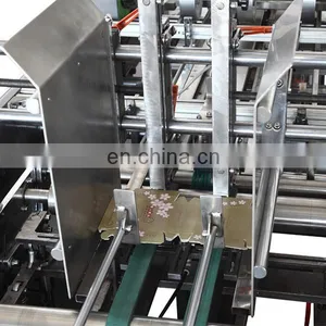 ZF800/1200 High Speed Automatic Biodegradable Hot Dog Box Paper Lunch Box Making Machine ,take Away Food Box Making Mac thumbnail-6