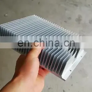 Clear 6063-T5 Aluminum LED Heat Sink Extrusion Profiles With Tapping / Stamping thumbnail-1