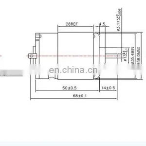 DC Brushed RC 540 Motor 7.2V, 7.2V Micro Brush DC Motor for RC Model thumbnail-6