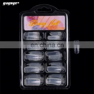 Nail Remover Cleaning Tools With Box Tips Clear French C Curve Nail thumbnail-2