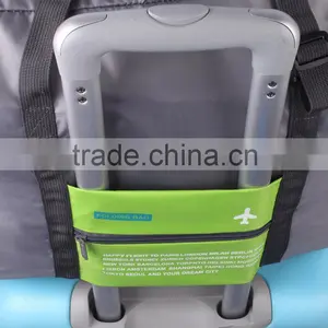 Waterproof Foldable Super Lightweight Large Capacity Storage Luggage Bag for Travel Camping, Sports Gear or Gym, Can Attach on t thumbnail-4