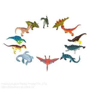 New Design Small Dinosaur Set Plastic Animal Toys Collection TPR Dinosaur Set Juguet For Kids Education Dinosaur Set thumbnail-3