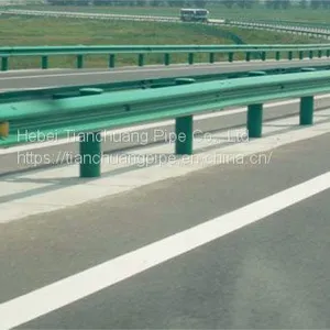 Thrie Beam Highway Guardrail thumbnail-1