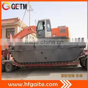 Dredging Machinery Amphibious Excavator With Side Pontoons thumbnail-2