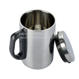 Double Walled Coffee Mugs Stainless Steel Tea Cups Kids Camping Mugs thumbnail-2