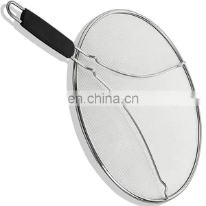 Stainless Steel Splatter Screen Guard Cover For Frying Pan thumbnail-1