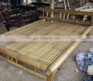 Modern Luxury Bamboo Bed Single Vietnamese Style Custom Size Professional Quality for Decoration From Manufacturer thumbnail-4