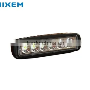 Auto LED Work Light 18W, 6PCS 3W Super Bright LED Light, IP67,Jeep Boat Tractor Trailer Truck thumbnail-1