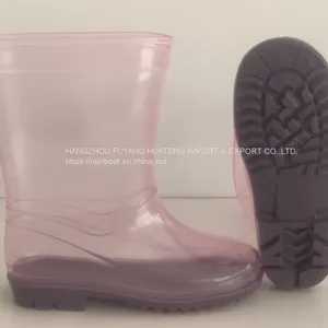 2027 New Fashion Colourful Transparent Kid Boots,Transparent Child Boots,Transparent Children PVC Boots,Popular Style Kid Boot thumbnail-4